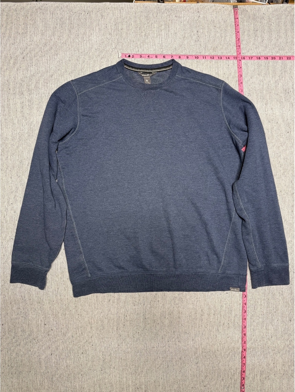 Eddie Bauer Men's Blue Crewneck Sweatshirt Size TL